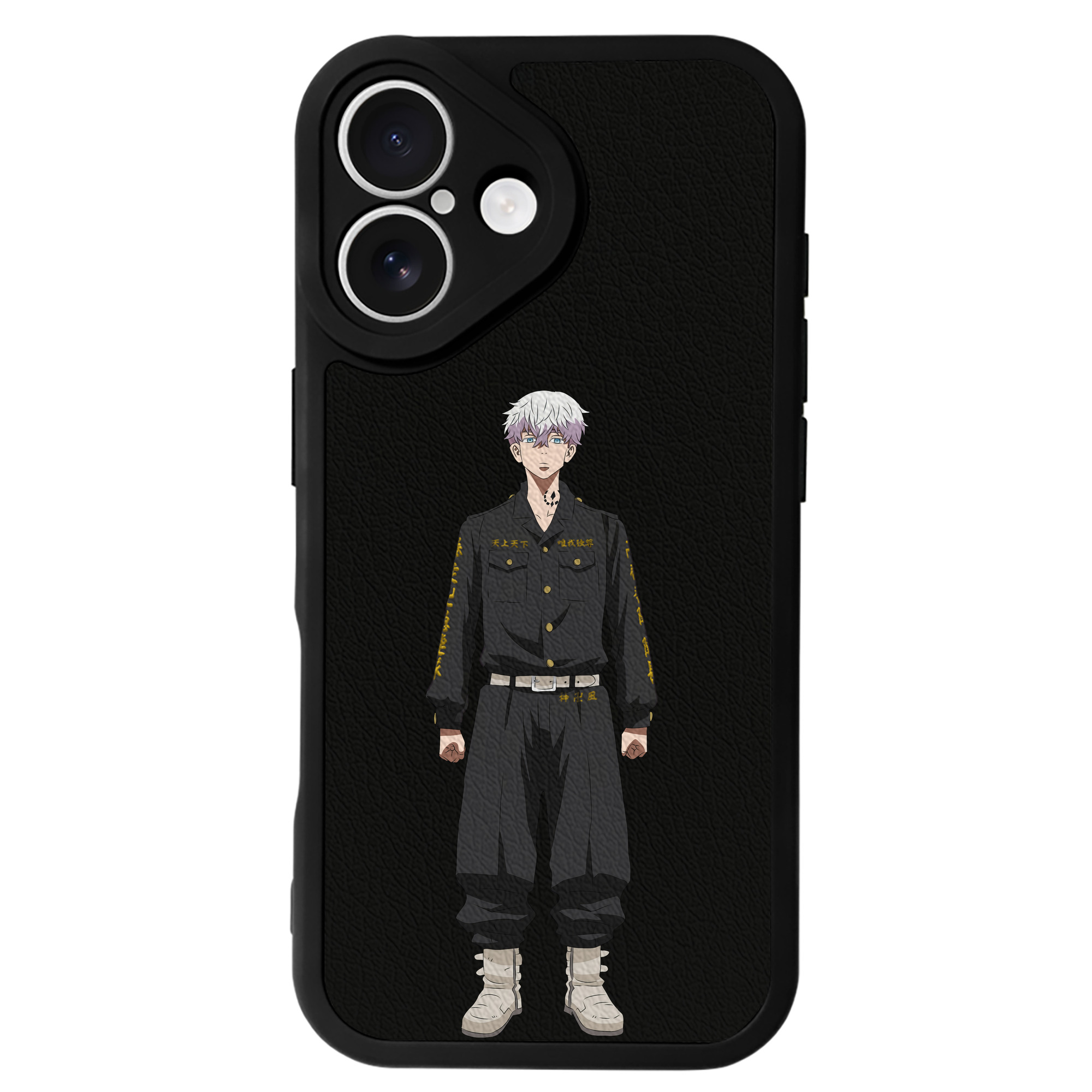 （画像用） 東京リベンジャーズ Tokyo Revengers 【iPhone 16シリーズ対応】シリコンスマホケース（レザー調） 材質：シリコン